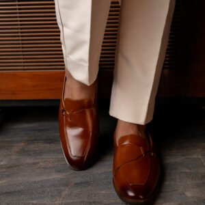 Don Giovanni Side Ring Brown Penny Loafer